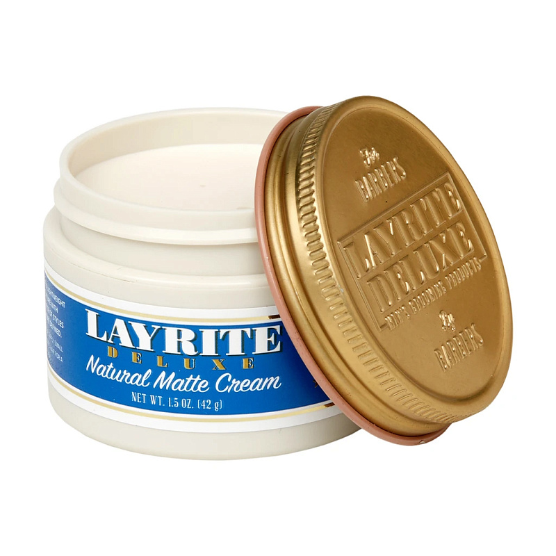 Layrite Natural Matte Cream 42 gr - Помада средней фиксации с матовым эффектом | Max Moore