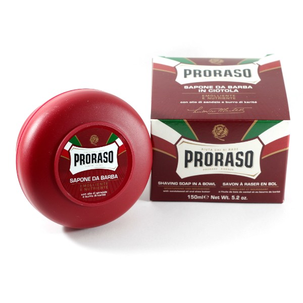 Мыло для бритья Proraso питательное, Сандал, Proraso Red | Max Moore