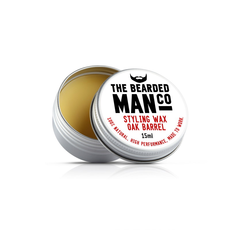 Воск для усов The Bearded Man Company, Oak Barrel (Дубовая бочка), 15 мл | Max Moore
