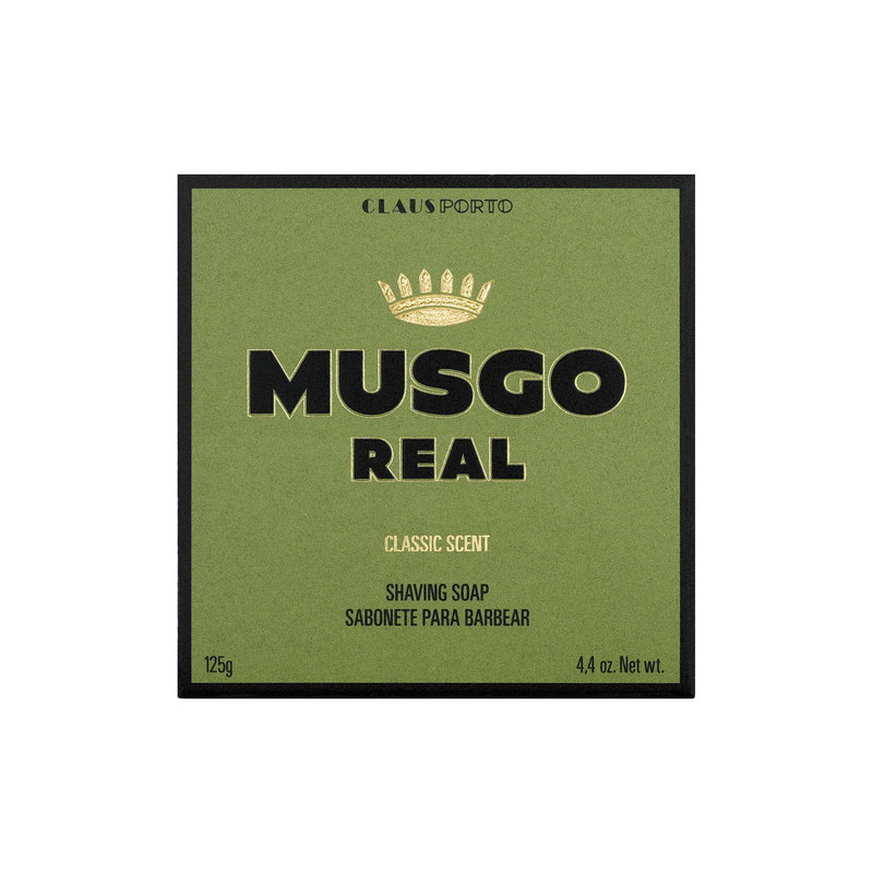 Твердое мыло для бритья Musgo Real, Classic, 125 гр | Max Moore