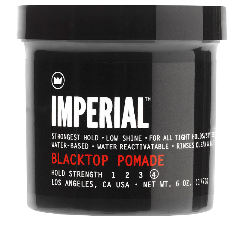 Черная Помада для Волос Сильной Фиксации Imperial Barber Blacktop Pomade 177 гр | Max Moore
