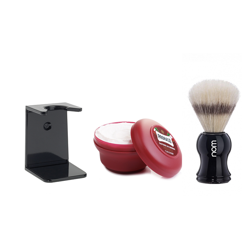 Proraso Red - HJM, Стартовый набор для влажного бритья, для жесткой щетины, питательный, Сандал | Max Moore