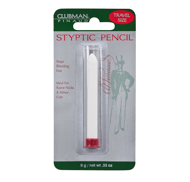 ClubMan Styptic Pencil Кровоостанавливающий карандаш, (стик, дорожный вариант), 9гр | Max Moore