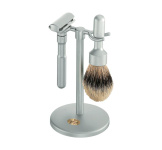 Набор для бритья Merkur Solingen Futur Satin Chrome хром/мат. Набор для бритья Merkur Solingen Futur Satin Chrome хром/мат.