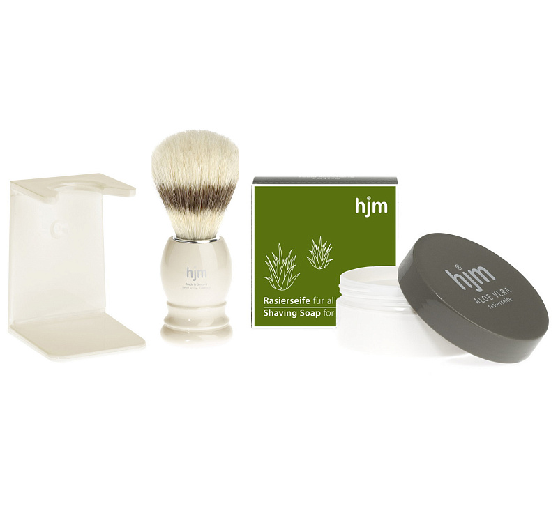 HJM Стартовый набор для влажного бритья, слоновая кость | Max Moore