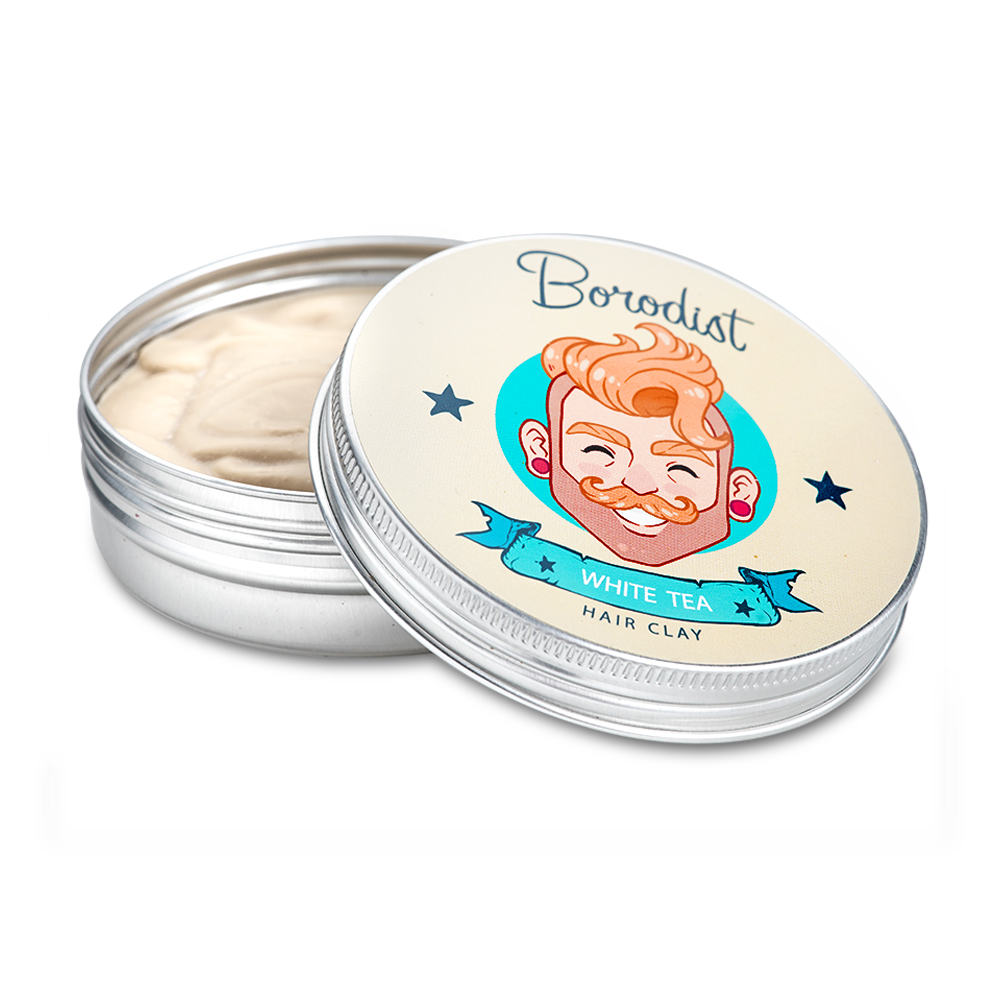 Глина для укладки волос "White Tea" Borodist Глина для укладки волос "White Tea" Borodist