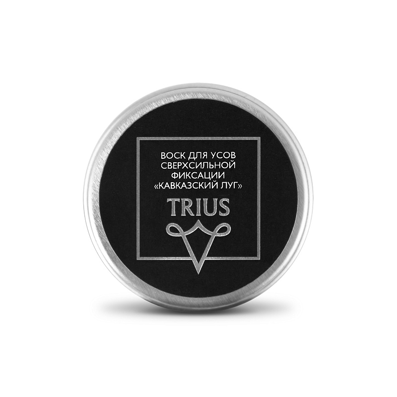 Trius Воск для усов сверхсильной фиксации с ароматом “Кавказский луг” 15ml | Max Moore