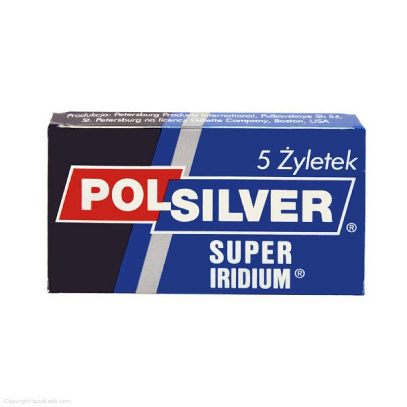 Сменные лезвия Polsilver Super Iridium, 5 шт. | Max Moore