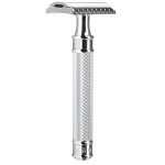 Т-образная бритва MUEHLE R41 TRADITIONAL GRANDE, c удлиненной ручкой, хром, open comb Т-образная бритва MUEHLE R41 TRADITIONAL GRANDE, c удлиненной ручкой, хром, open comb