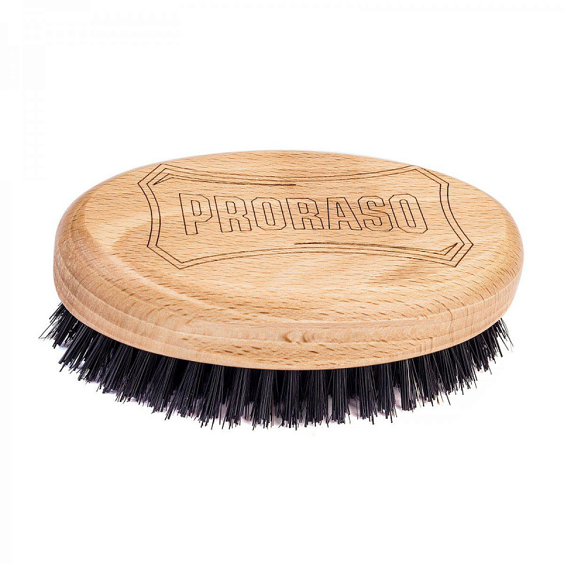400256 Proraso щетка для усов и бороды на деревянной основе | Max Moore