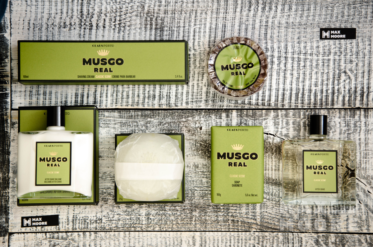 Косметика для бритья Musgo Real Classic | Max Moore - интернет-магазин премиальной мужской косметики