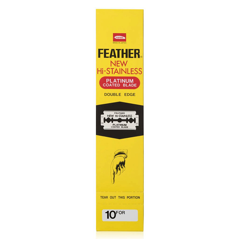 Сменные лезвия Feather Platinum, 200 шт. | Max Moore